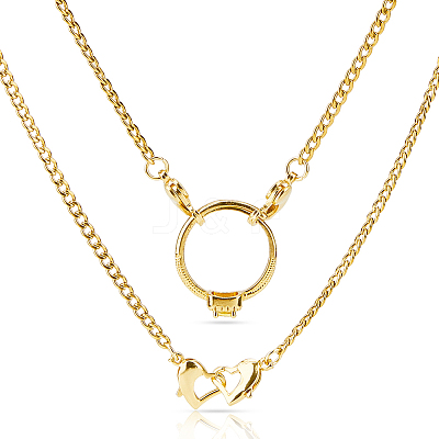 304 Stainless Steel Chain Necklaces NJEW-HS00006-1