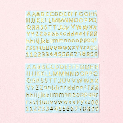 3PCS Brass Self-Adhesive Picture Stickers DIY-SF0008-10-1