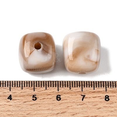 Opaque Acrylic Beads OACR-D320-01K-1