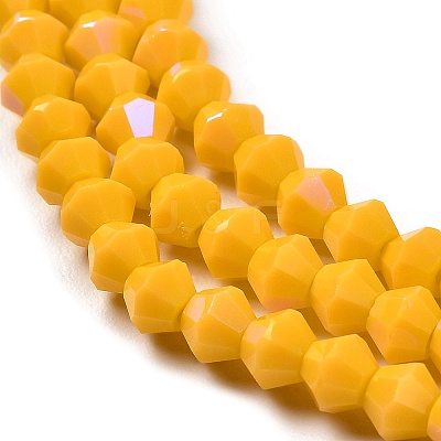 Opaque Solid Color Imitation Jade Glass Beads Strands LS-GLAA-F029-P4mm-D04-1