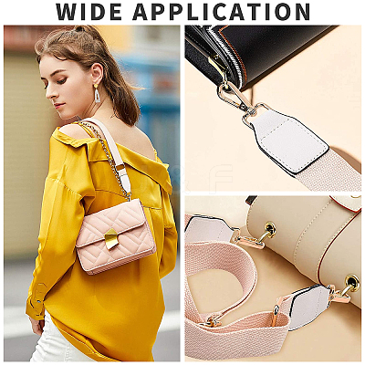 2Pcs 2 style PU Bag Handles FIND-WR0001-31-1