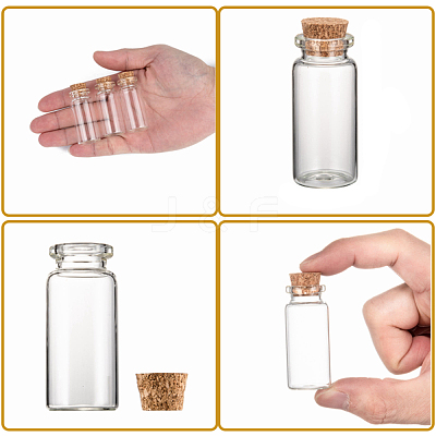 Glass Jar Bead Containers CON-Q005-1