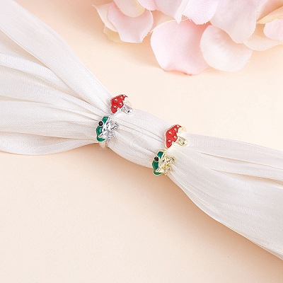Frog & Mushroom Alloy Open Cuff Ring for Women JR943A-1