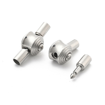 304 Stainless Steel European Clasps STAS-Z115-04P-05-1