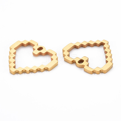 201 Stainless Steel Pendants STAS-N088-29G-NR-1