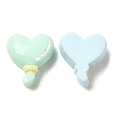 Cartoon Opaque Resin Cabochons RESI-C039-01D-1