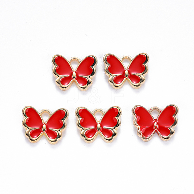 Alloy Enamel Charms ENAM-S121-070B-1