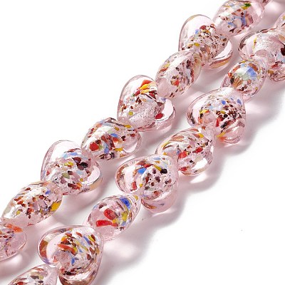 Handmade Lampwork Beads Strands LAMP-D015-09C-1