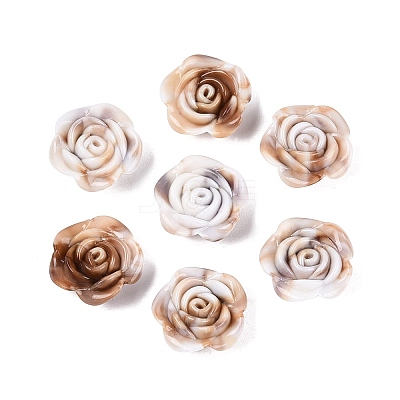 Two Tone Opaque Plastic Beads KY-N025-56-1