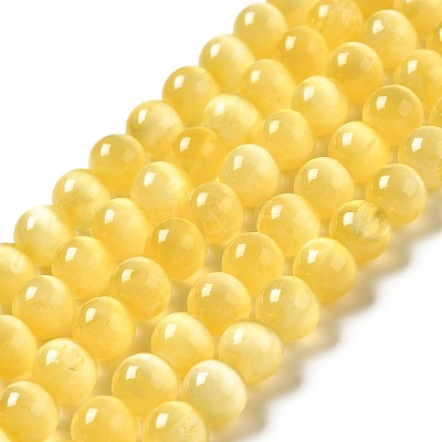 Natural Selenite Beads Strands G-P493-01F-1