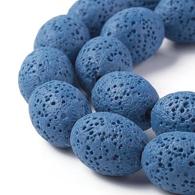 Natural Lava Rock Beads Strands G-F671-03B-12-1