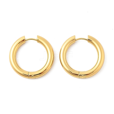 202 Stainless Steel Huggie Hoop Earrings EJEW-O087-08M-G-1