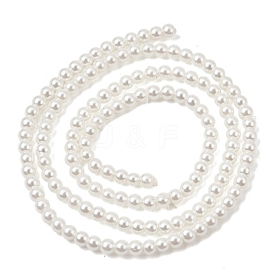 Eco-Friendly Dyed Glass Pearl Round Beads Strands HY-A002-3mm-RB001-1