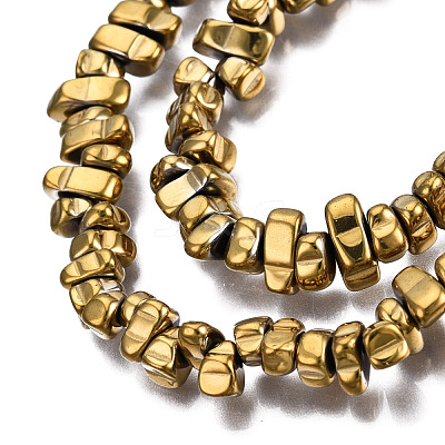 Electroplate Non-magnetic Synthetic Hematite Beads Strands X-G-T061-102L-1