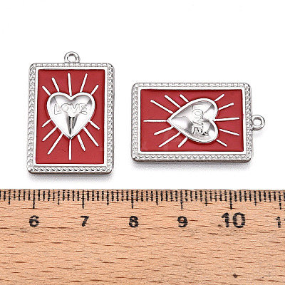 304 Stainless Steel Pendants STAS-N108-26B-P-1