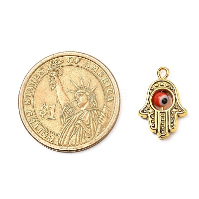Tibetan Style Alloy Lampwork Pendant PALLOY-JF00985-1
