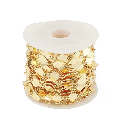 Brass Rhombus Link Chains CHC-M025-11G-1