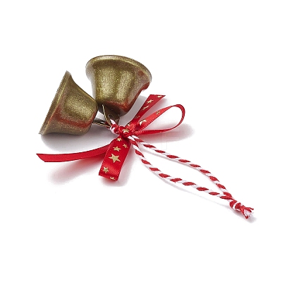 Iron Bell Hanging Ornaments HJEW-TA00381-1
