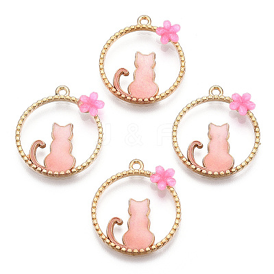 Alloy Pendants LS-ENAM-S120-003A-1