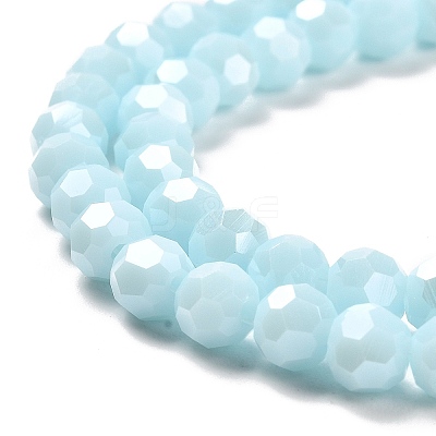 Opaque Glass Beads Stands EGLA-A035-P6mm-B10-1