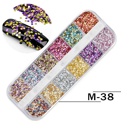 Shining Nail Art Glitter Sets MRMJ-R052-114E-1