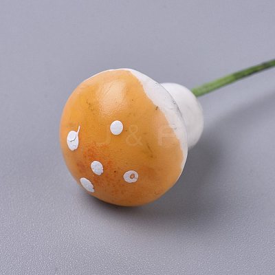 Artificial Plant Foam Colored Mushrooms AJEW-WH0109-85E-1