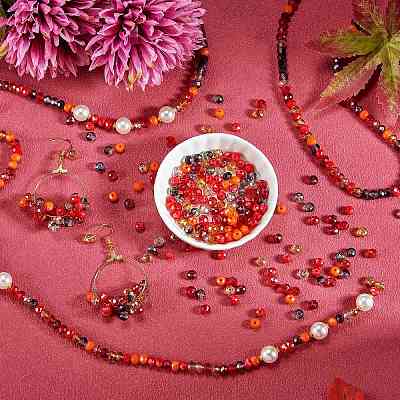 Electroplate Glass Beads Strands EGLA-SZ0001-32D-1