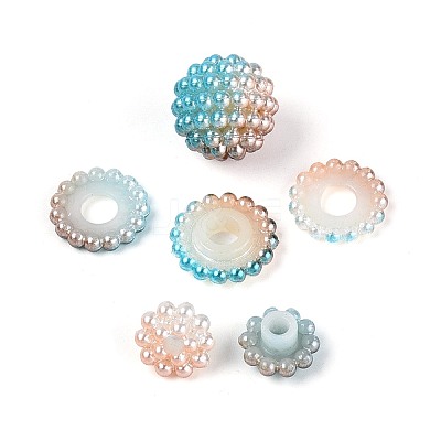 Imitation Pearl Acrylic Beads OACR-T004-15mm-18-1