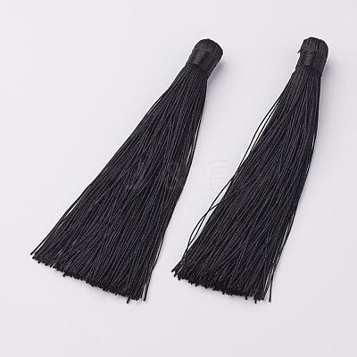 Nylon Tassels Big Pendant Decorations HJEW-G010-B10-1