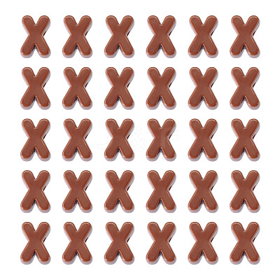 Opaque Acrylic European Beads OACR-TAC0019-006X-1