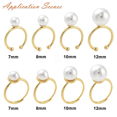 Brass Open Cuff Ring Settings LS-KK-G518-04G-02-1