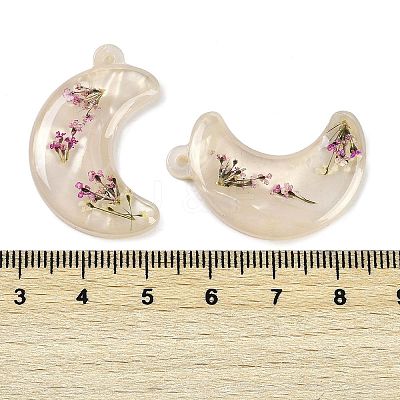 Epoxy Resin Pendants RESI-S09-01B-RS-1