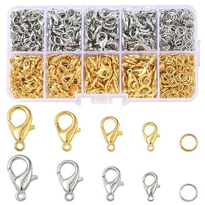 Zinc Alloy Lobster Claw Clasps DIY-YW0017-19-1