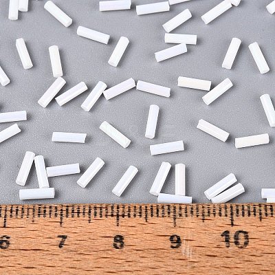 FGB Grade A Glass Round Bugle Beads SEED-Q040-05A-1