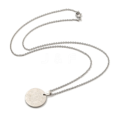 Non-Tarnish Constellation Pendant Necklaces LS-NJEW-S422-04P-03-1