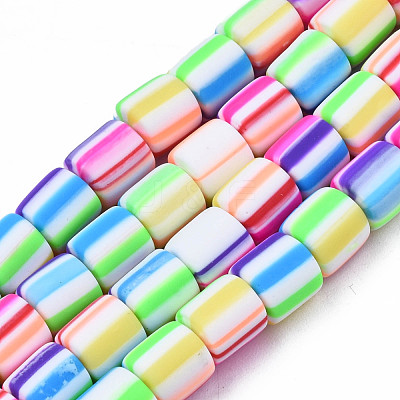 Handmade Polymer Clay Bead Strands CLAY-ZX006-01M-1
