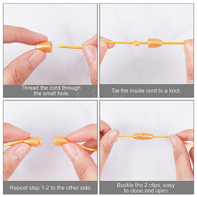 1 Roll Nylon Rattail Satin Cord NWIR-PH0002-13A-1