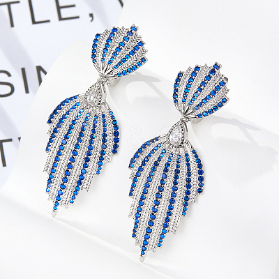 Teardrop 925 Sterling Silver Hoop Earrings ZY1921-1