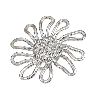 304 Stainless Steel Cuff Rings for Women RJEW-L133-01P-1