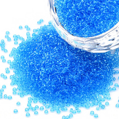 15/0 Transparent Czech Glass Seed Beads SEED-N004-004-04-1