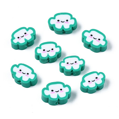 Handmade Polymer Clay Beads X-CLAY-N008-033B-1