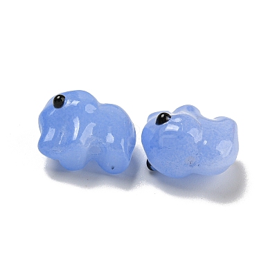 Handmade Transparent Glass Beads GLAA-N0028-01E-1