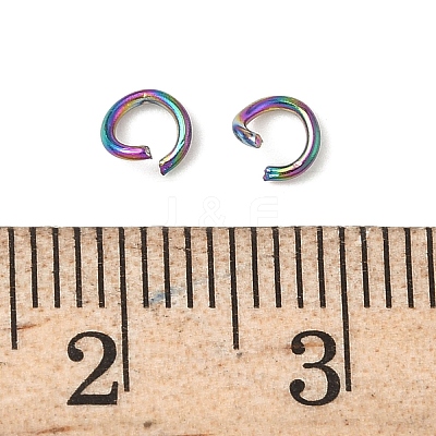 304 Stainless Steel Open Jump Rings STAS-Z150-01A-RC-1