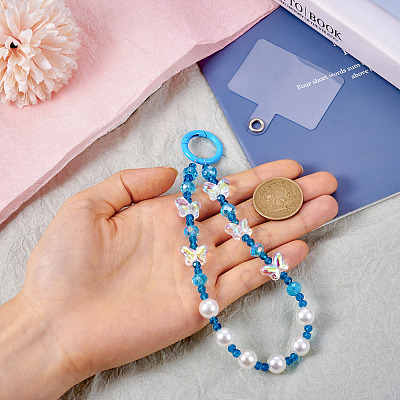 Resin Beads Mobile Straps AJEW-TAC0006-10A-1