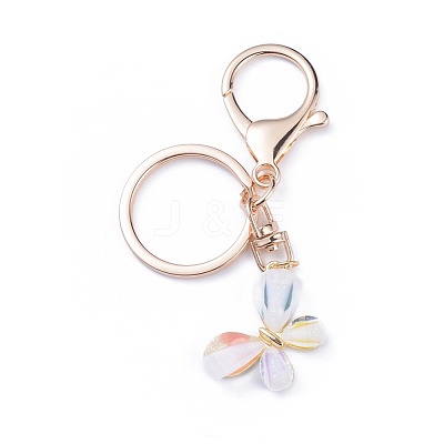 Acrylic Butterfly Pendants  Keychain KEYC-JKC00220-1