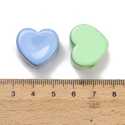 Opaque Acrylic Enamel European Beads AC-CBA917A-01A-1