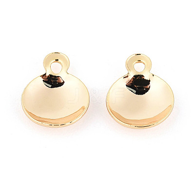 Brass Pendant Cabochon Settings KK-T077-16G-02-1