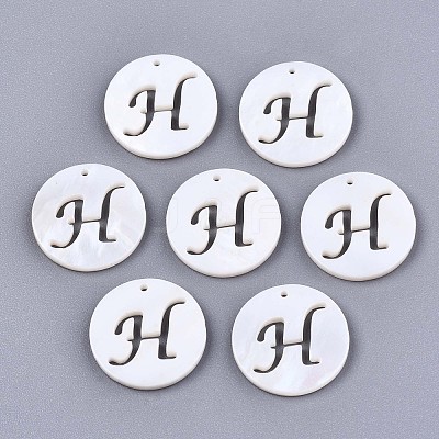 Natural Freshwater Shell Charms X-SHEL-S276-119H-1