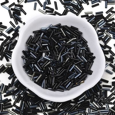 Glass Round Bugle Beads SEED-XCP0001-47E-1
