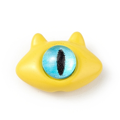 Spray Painted Alloy Beads PALLOY-K001-18F-1